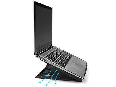 Base para Notebook SmartFit® Easy Riser® Go, pantallas hasta 17" Negra - Imagen 6