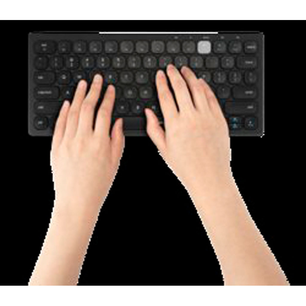Teclado Inalámbrico Compacto Multidispositivo Negro Conexión Bluetooth 3.0 & USB 2.4 GHz - Imagen 5