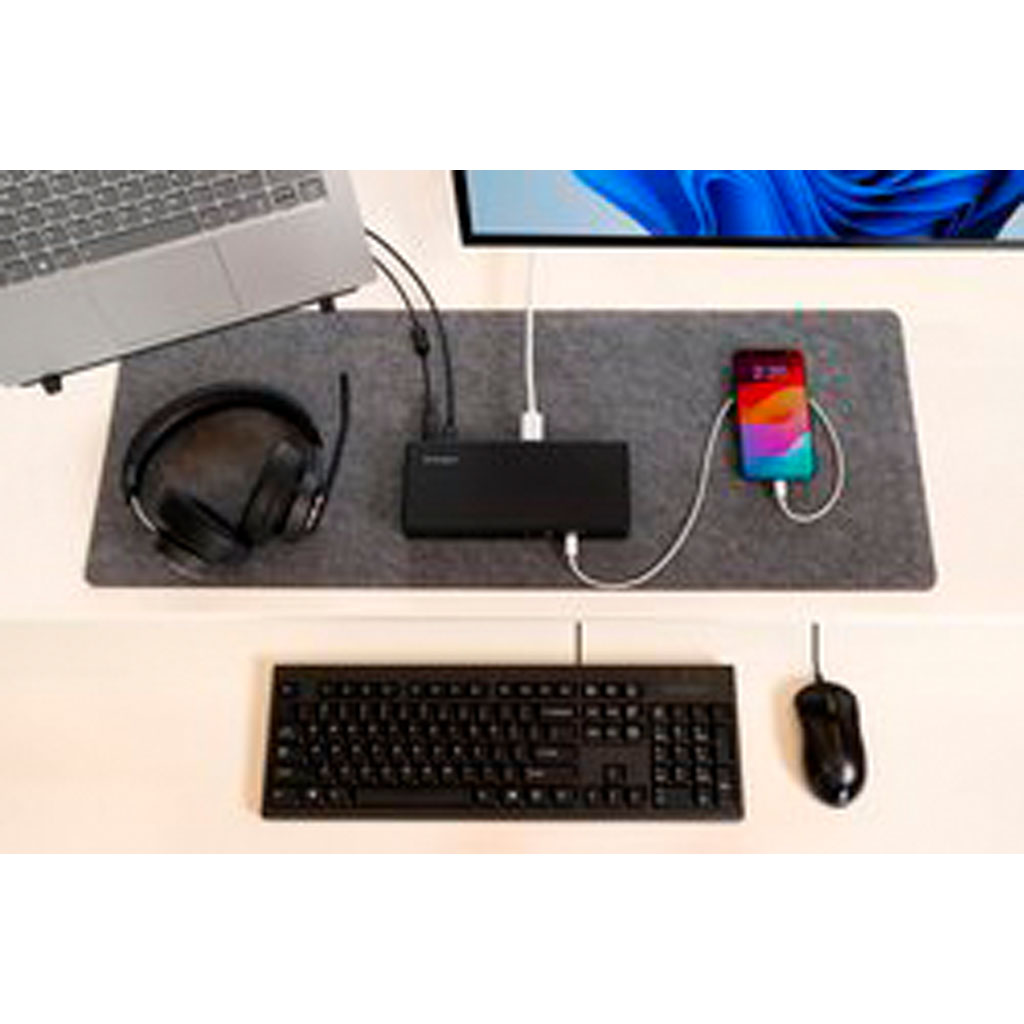 Teclado Inalámbrico Compacto Multidispositivo Negro Conexión Bluetooth 3.0 & USB 2.4 GHz - Imagen 8