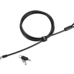 Cable De Seguridad Slim N17 2.0 Rotatorio Con Llave, Para Notebook Dell